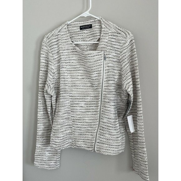 NWT Bagatelle Collection Asymmetrical Zip Jacket - XL - Picture 6 of 7